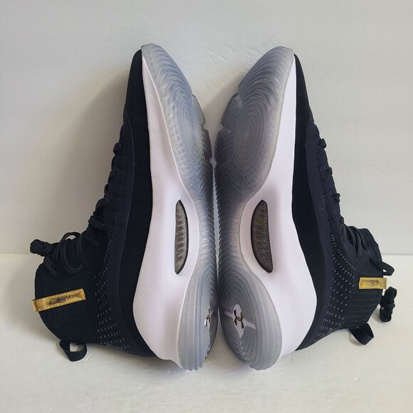 NEW Under Armour Curry 4 More Dimes Basketball Shoes 1298306-001 Size 10 Black - Picture 4 of 7